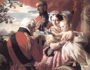 Franz Xaver Winterhalter The First of Mays (mk25) oil painting reproduction